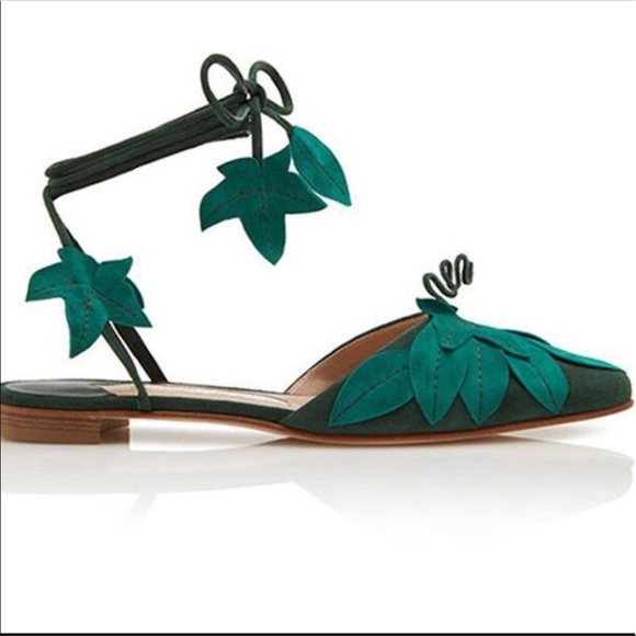 Faire Leaf Lace Up Vine Pixie Mules - Picture 4 of 8